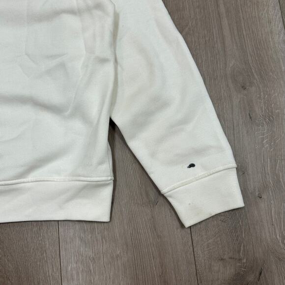 Emporio Armani Cream Gray Logo sweatshirt sweater crewneck size XL B13 - Picture 9 of 9